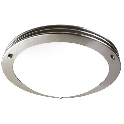 LAMPARA P/TECHO DECORATIVA E27 1 LUZ SATIN 100-240V GAMBERI NO INCLUYE FOCO