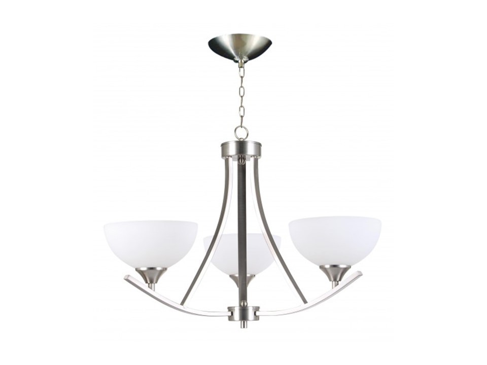 LAMPARA DECO TIPO CANDIL OPALINA 3 LUCES CALI NO INCLUYE FOCO