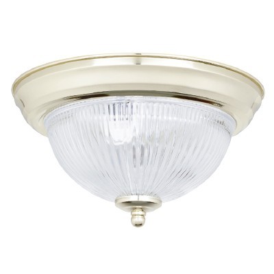 LAMPARA P/TECHO DECORATIVA E27 1 LUZ LATON 100-240V LENO III NO INCLUYE FOCO