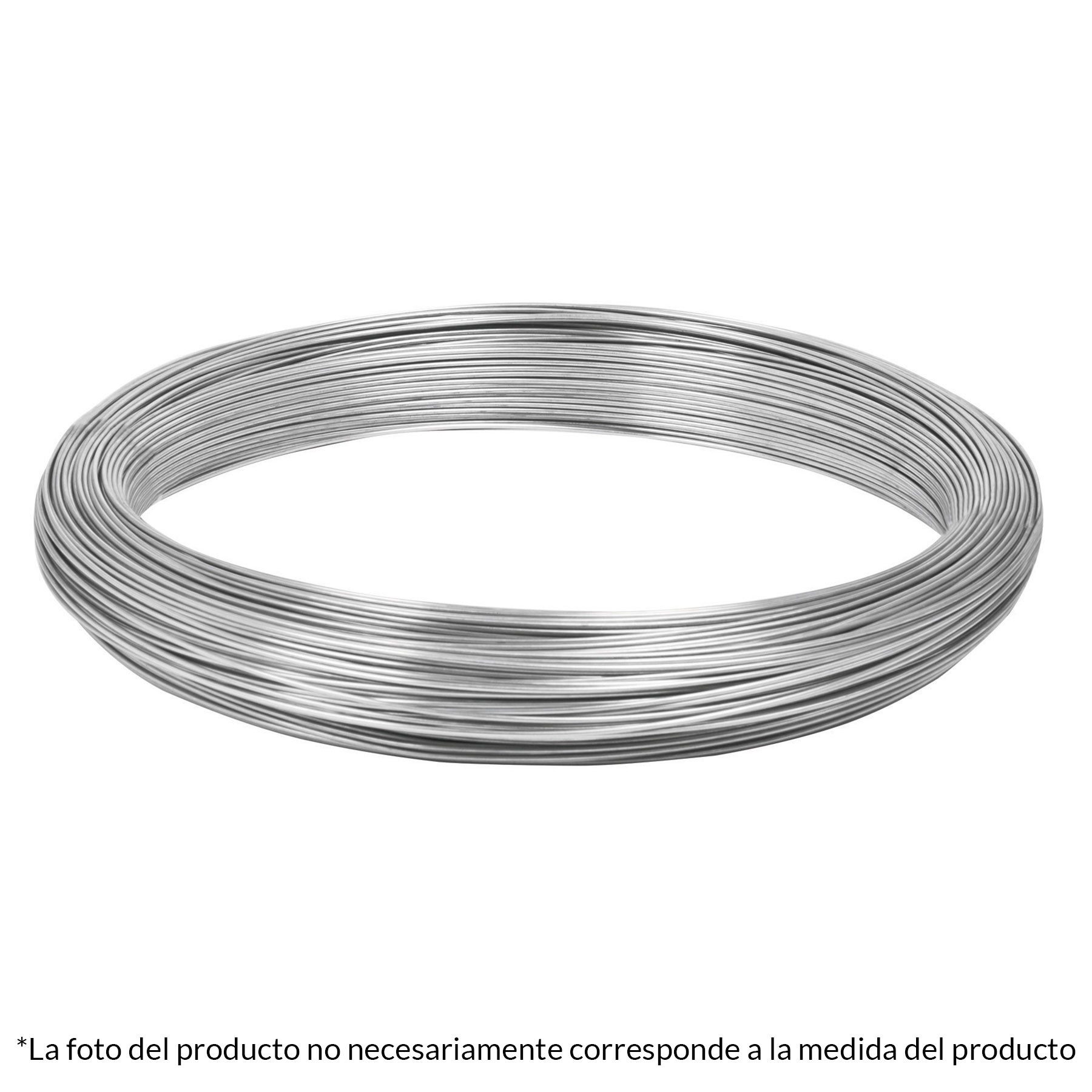 ALAMBRE GALVANIZADO 14.5 ROLLO 1KG FIERO