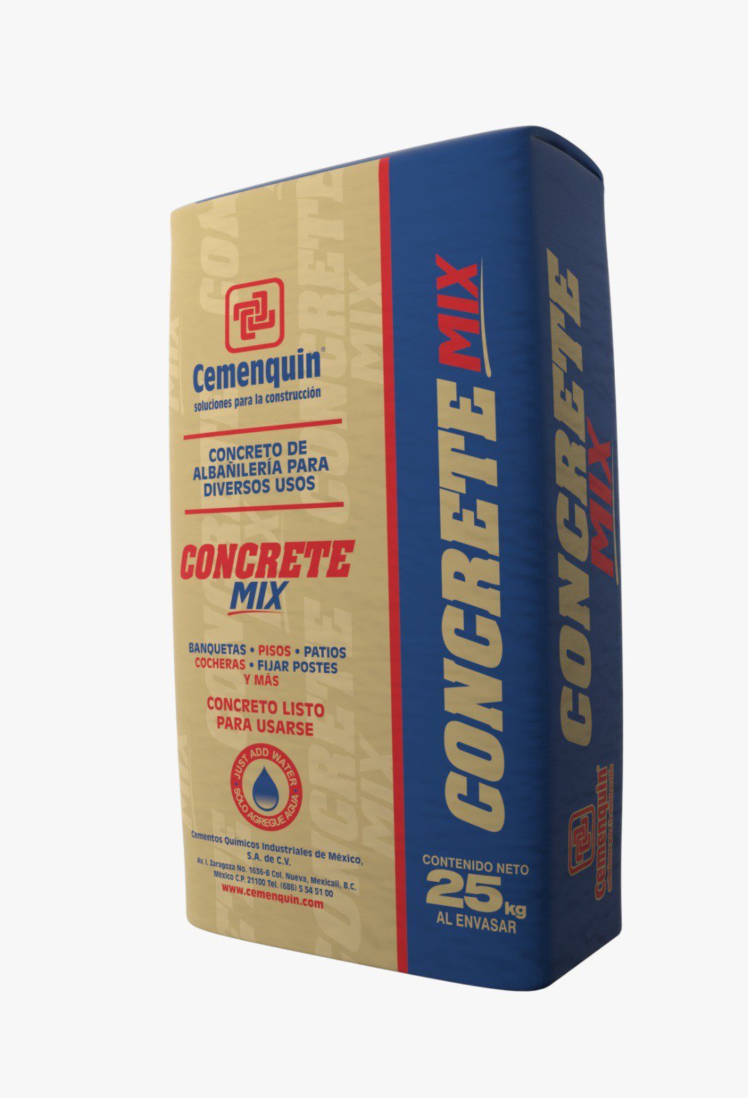 CONCRETO PREPARADO CONCRETE MIX 25KG CEMENQUI