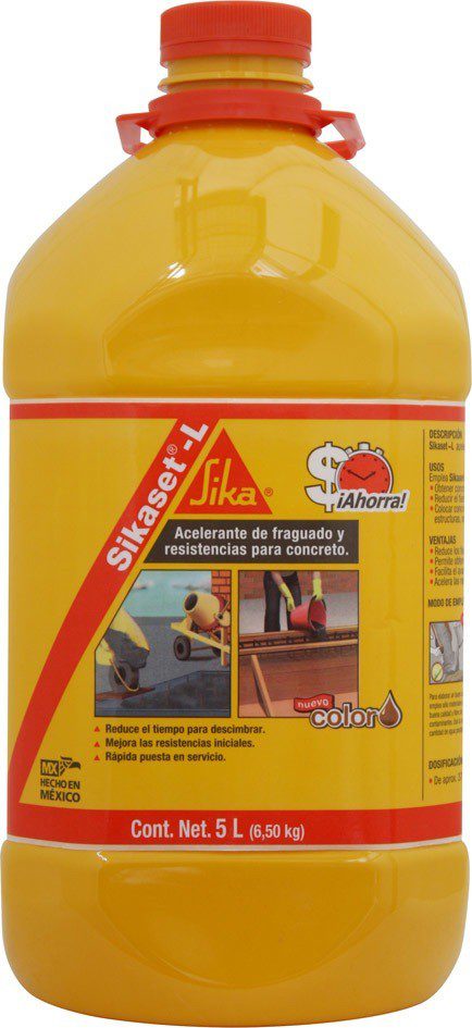 ACELERANTE DE FRAGUADO Y RESISTENCIA 5 LTS SIKA