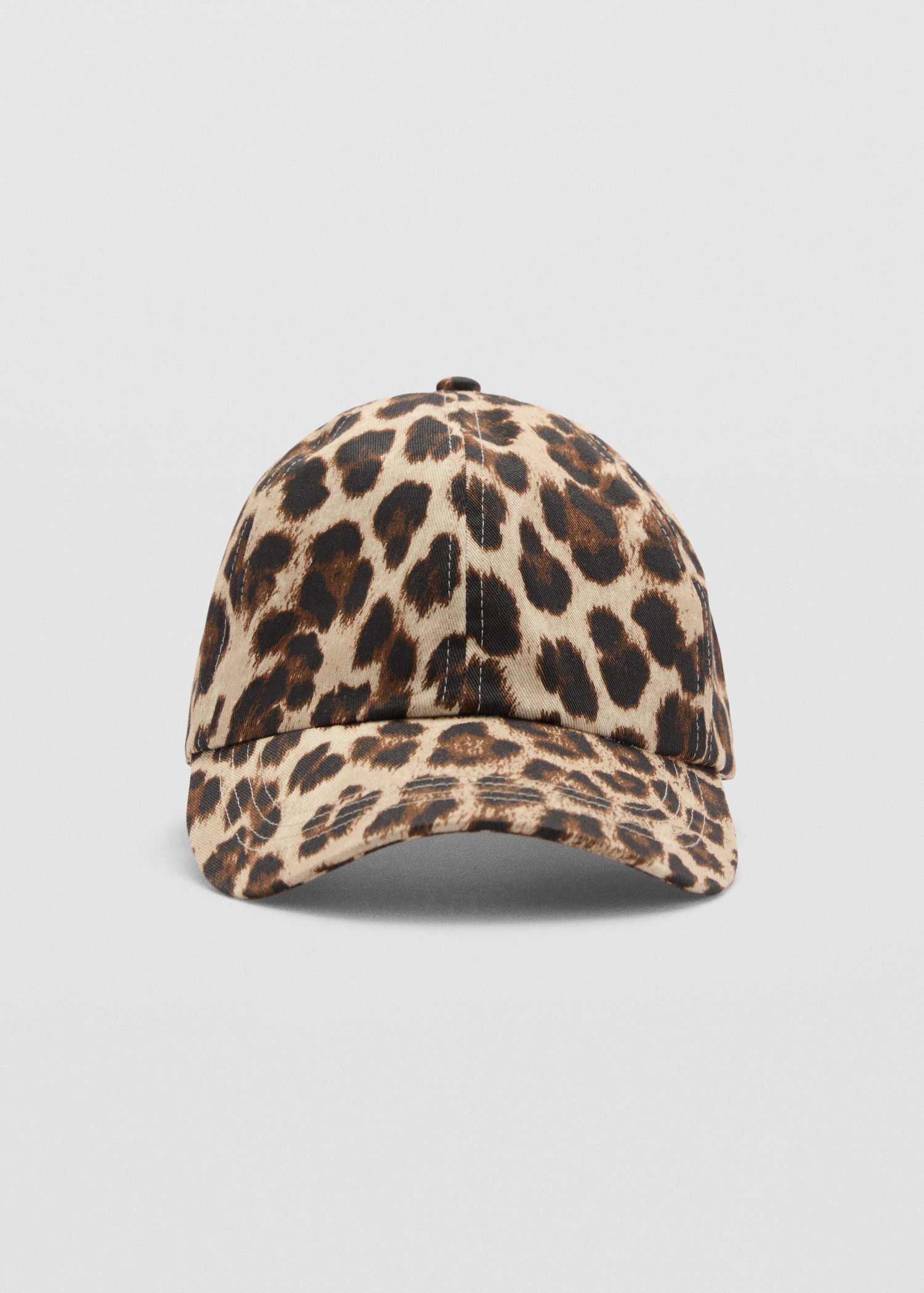 Gorra estampado leopardo