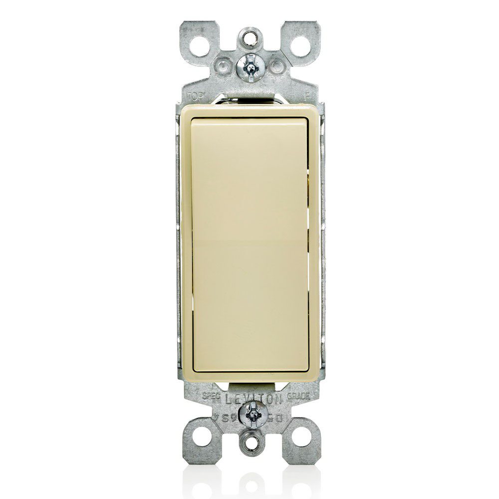 APAGADOR DECORA 3 VIAS 15A 120/277V MARFIL