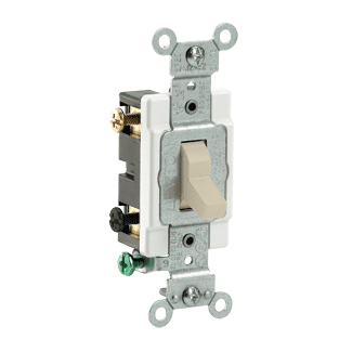 APAGADOR DOBLE POLO 20A 277V MARFIL