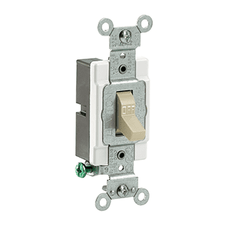 APAGADOR SENC 20A 277V MARFIL