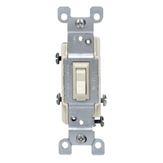 APAGADOR SENC 3 VIAS 15A 120V MARFIL