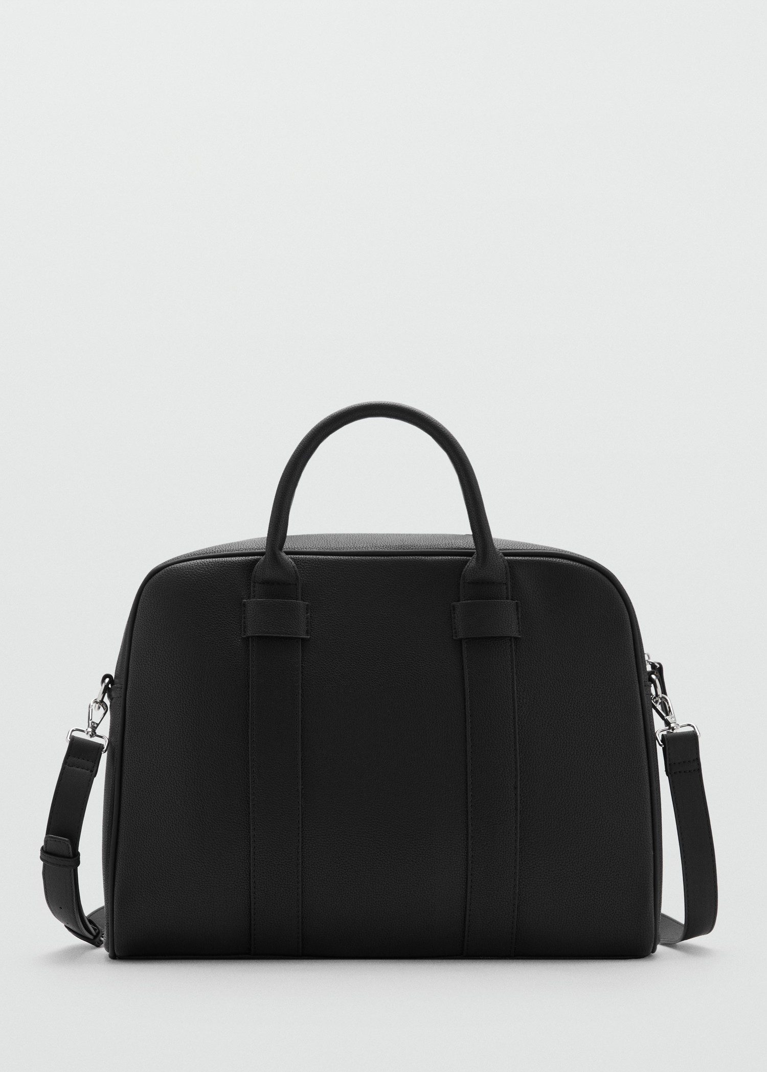 Maletín efecto piel abatanada