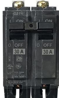 BREAKER THQB 2 X 30A 120/240V GE