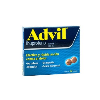 ADVIL 200MG GRAG C/12
