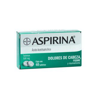 ASPIRINA 500MG TAB C/40