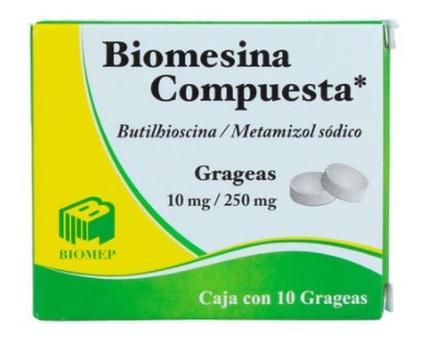 BIOMESINA 10/250MG GRAG