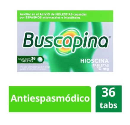 BUSCAPINA 10MG TABS C/36