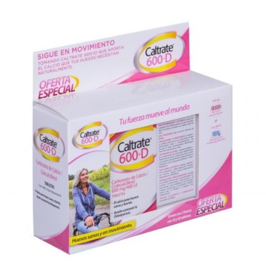 CALTRATE 600+D 60 + 30 TAB