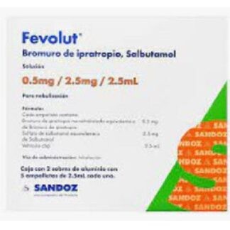 FEVOLUT SOL 0.5/2.5MG C/10 AMP