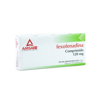 FEXOFENADINA 120MG C/10COMP