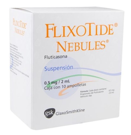 FLIXOTIDE NEBULES 0.5MG C/10 AMP