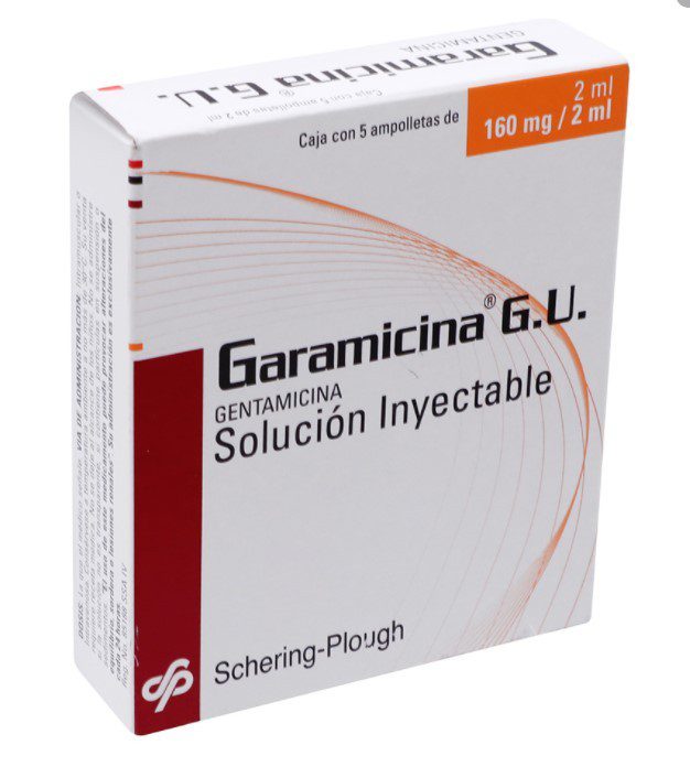 GARAMICINA GU 160MG 2ML AMP C/5