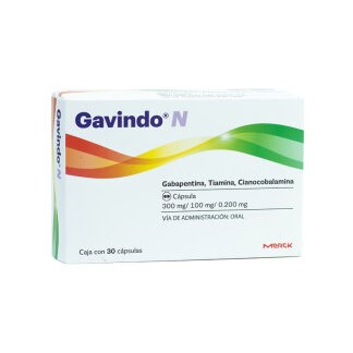 GAVINDO N 300/100/0.200MG CAP C/30