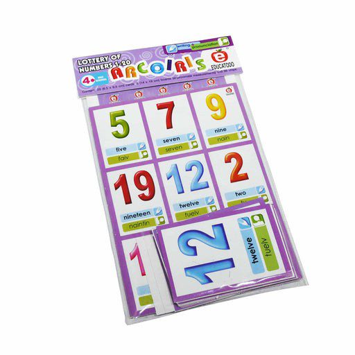 Lottery of Numbers 1-20 Arcoiris
