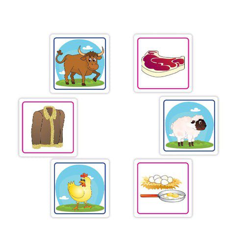 Memopares Animales Granja y Derivados