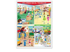 Póster Valores en El Trabajo