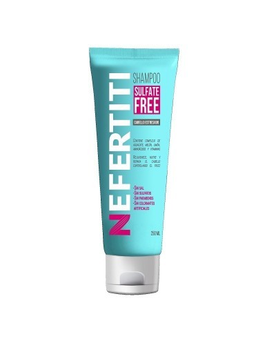 Shampoo Sulfate Free para Cabello Estresado aporta fuerza y brillo 250ml - Nefertiti