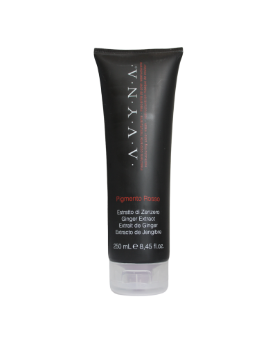 Zenzero maschera colorante Rosso reestructura e intensifica el color cosmético y nutre el cabello 250ml - Avyna