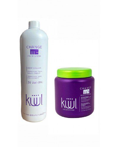 Change Me Kit Decolorante 350g + Peróxido 30vol 1 Litro - Kuul
