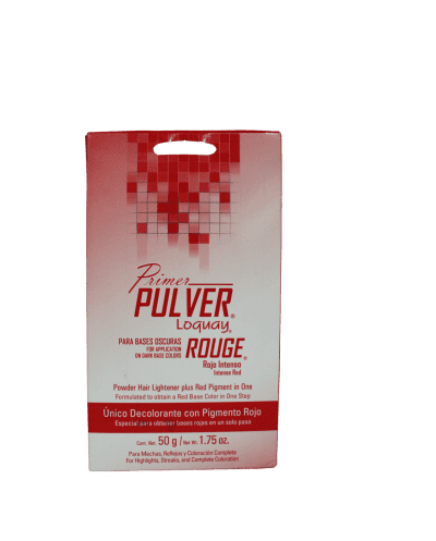 Decolorante rouge pulver para obtener bases rojas 50g - Loquay