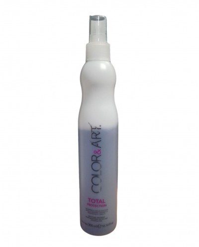 Tratamiento Total protection dos fases hidrata, acondiciona y prolonga el color del cabello,protector UV 300ml - Color & art