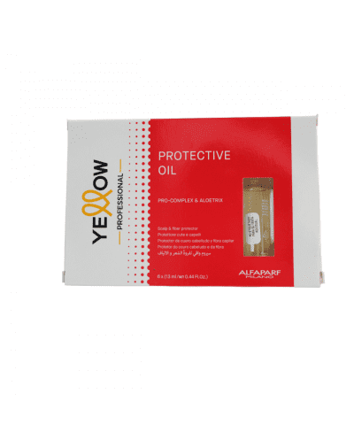 Ampolletas protective oil para usar durante los tratamientos de coloración y decoloración 6x13ml-YELLOW