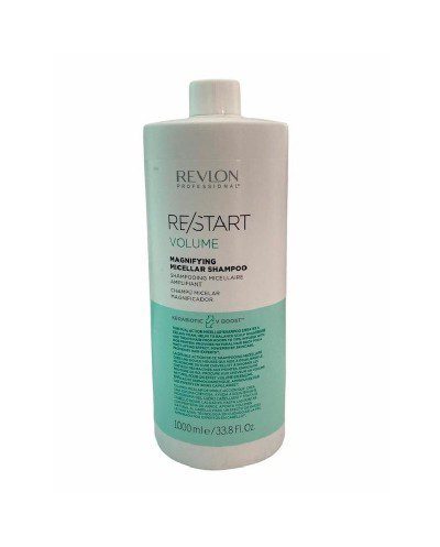 RESTART Volume Shampoo Micelar Magnificador efecto raíces levantadas para mayor cuerpo 1L - Revlon