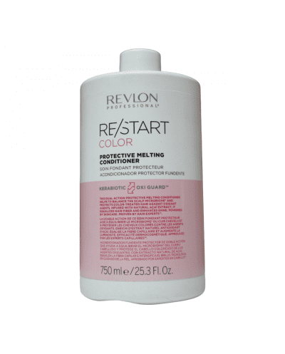 Restart color melting conditioner Reduce e iguala la porosidad en la fibra capilar 750 ml- Revlon