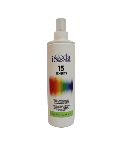 Tratamiento 15 beneficios filtro UV, con ácido hialurónico 300ml - Isseda