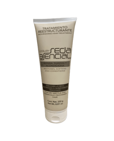 Tratamiento reestructurante y nutritivo para cabello seco, maltratado o químicamente procesado 250ml - Loquay