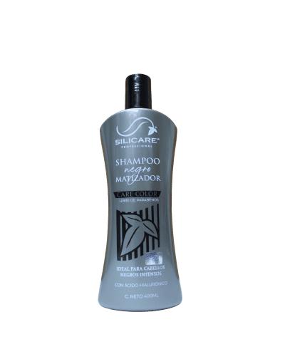 Shampoo Matiz Negro ideal para cabellos negros intensos 400ml - Silicare