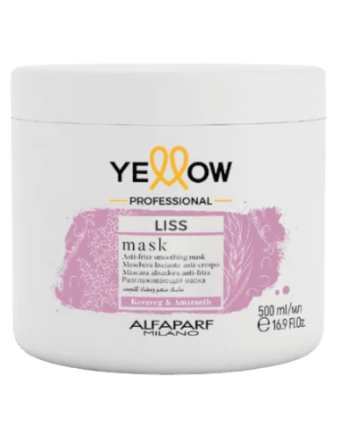 Liss mask alisadora anti-frizz para cabello encrespado 500ml - Yellow