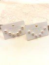 Set Arete Perla Acero
