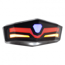 CALAVERA TRASERA LED RASEN CAL-1002Y-BU PREMIUM MULTIFUNCIONAL AMARILLO/AZUL