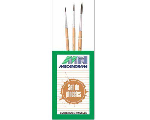 PINCEL PELO DE CAMELLO DIAMOND 3PZ NO.1,3 Y 5