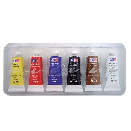 SET PINTURA OLEO ATL SURT 6PZ M2