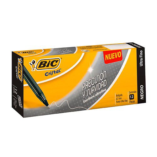 BOLIGRAFO CRISTAL PRECISION PUNTO ULTRA FINO 0.7MM 12PZ