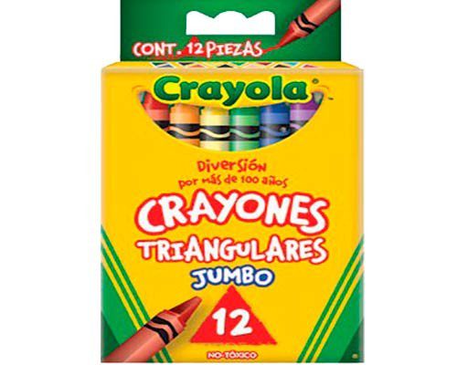 CRAYON CERA JUMBO TRIANGULAR 12PZ