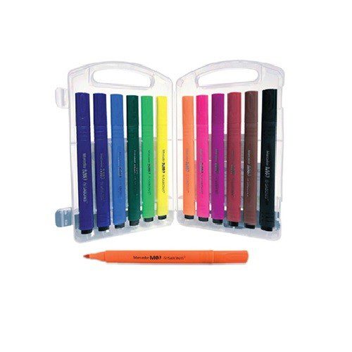 MARCADORES DE AGUA TRIANGULAR SURTIDO 12PZ