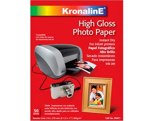 PAPEL FOTOG A.BRILLO 21.6X28CM 50H