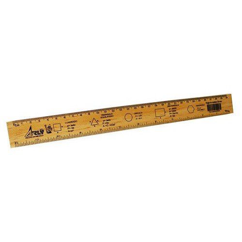 REGLA MADERA 30CM