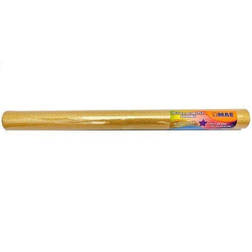 ROLLO DE PELICULA DECORATIVA AUTOADHERIBLE CON GLITER 45CM X 3M