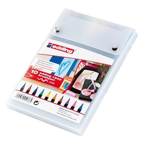 ROTULADOR BRUSH PEN P.PINCEL FLEXIBLE C/10 COLORES