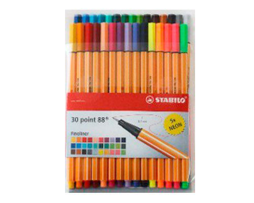 ROTULADOR POINT 88 NEON ROLLER 30 PZS